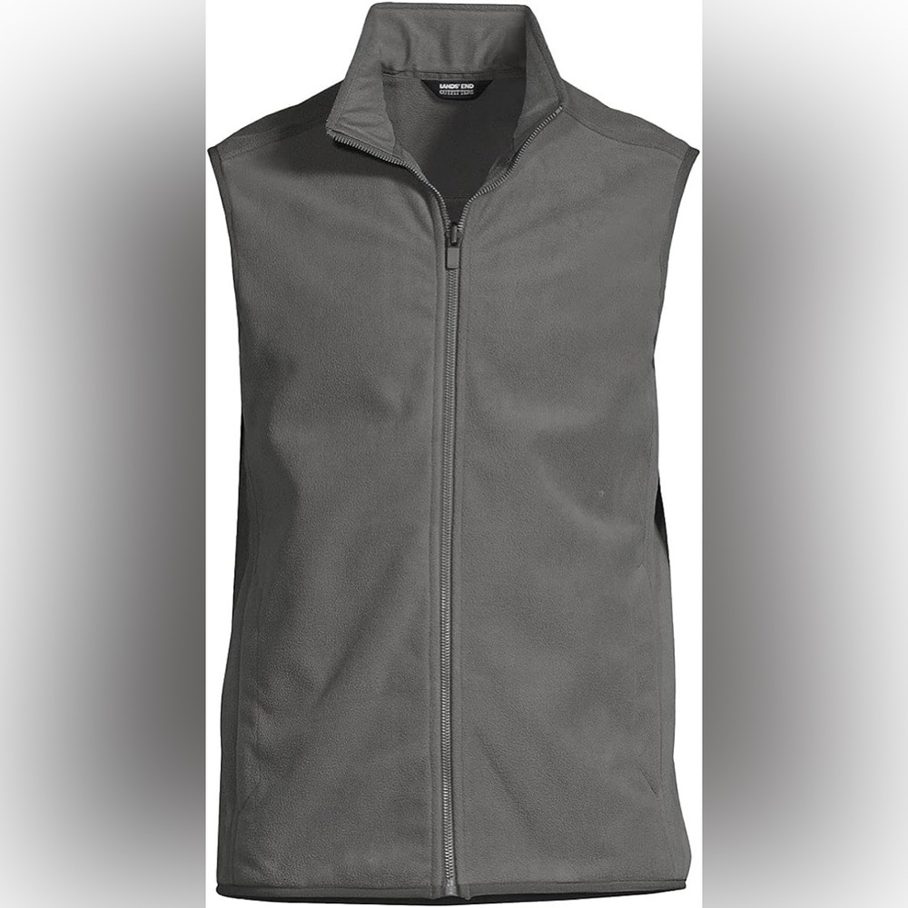 Lands’ End Fleece Marinac Men’s Vest-NWT